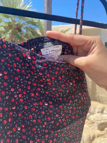 Y2k gems Floral Roses MIDI Dress XS