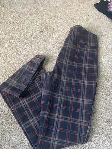 Full Tilt Plaid Flare Pants