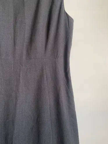 Tahari Dark Gray Charcoal Work sneath formal Dress Size 8 brand new