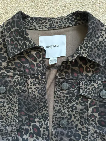 Nine West Cheetah Print Jacket