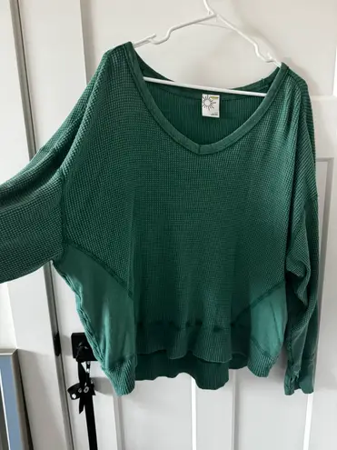 Aerie Green Long Sleeve Top