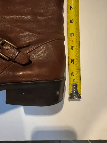 Me Too 'Donna' Brown Leather Boots Size 10M