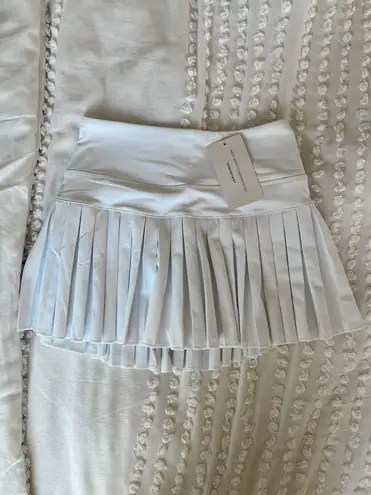 Gold Hinge White Skirt