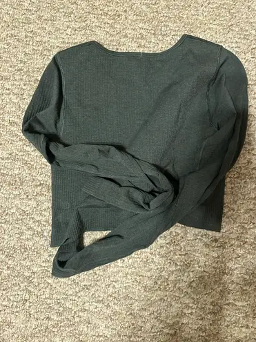 Lululemon Dark Green Long Sleeve Top