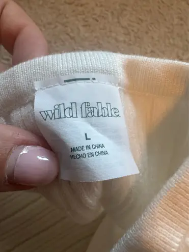 Wild Fable White Knitted Tube Top