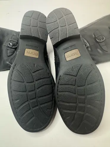 Born Shoes Born Black Leather Knee High Boots Size 9M