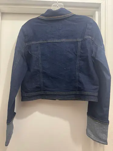 House of Harlow Cuffed Denim Jacket size S