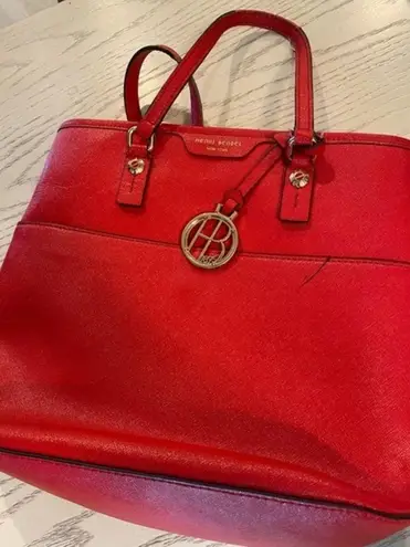 Henri Bendel ‎ Bright Red Hobo Crossbody Bag