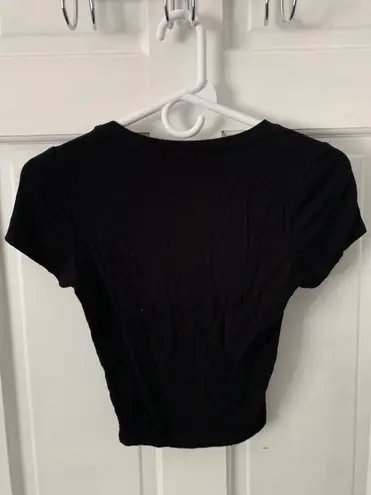 Bozzolo Black crop top