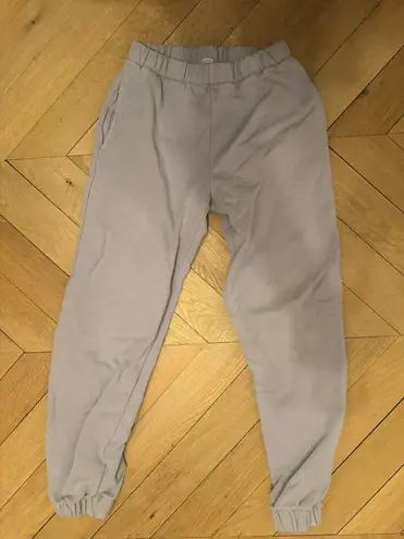 Brandy Melville Blue Cuffed Sweat Pants