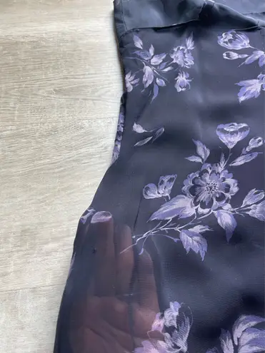 Inc international Concepts Floral Strap Midi Dress Size 4 Y2K Fairy Whimsygoth