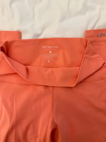 Set Active Peach Leggings Set