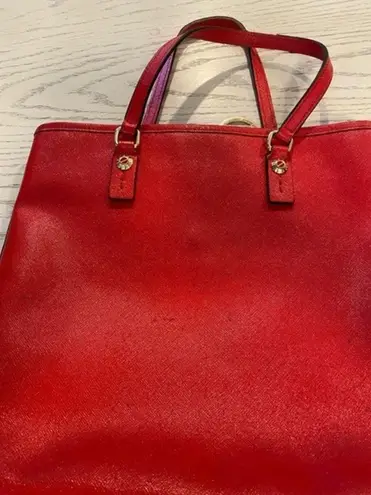 Henri Bendel ‎ Bright Red Hobo Crossbody Bag