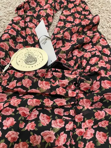 Kiss the Sky La Rose Halter Mini Dress NWT