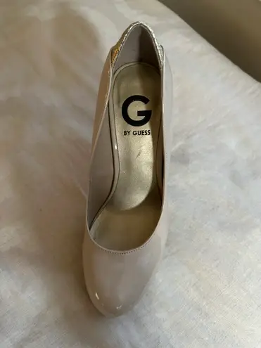 Guess Patent Leather Nude Pumps