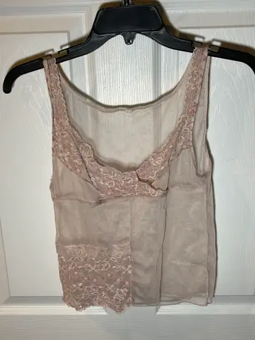 mesh y2k top Pink