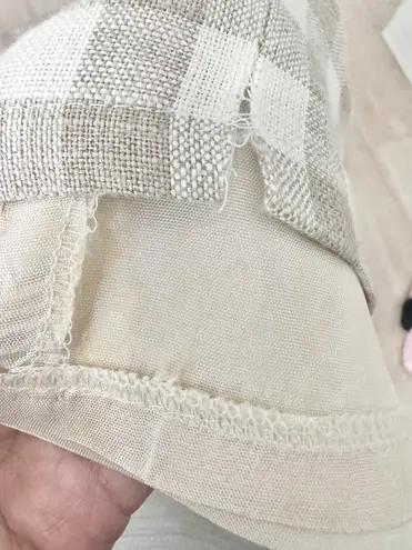 Karen warren gingham mini dress corset back