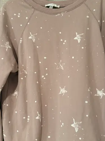 OVI | Cream Crew Neck Sweater with Star Pattern | L