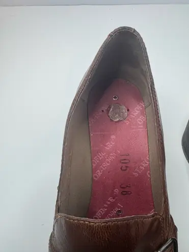 Dansko  Rosalie Brown Leather Slip-Ons Size EU38 /US 7-8  - Image 10