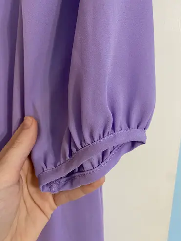 The Blue Door Collection Purple Mini Dress