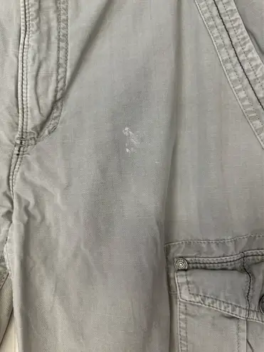 Salvage Supply Company Superior Fit & Quality Mens Jean Cargo Shorts Light Gray W34 OS24 Size 34