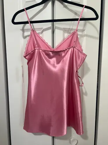 Vintage Pink Satin Camisole