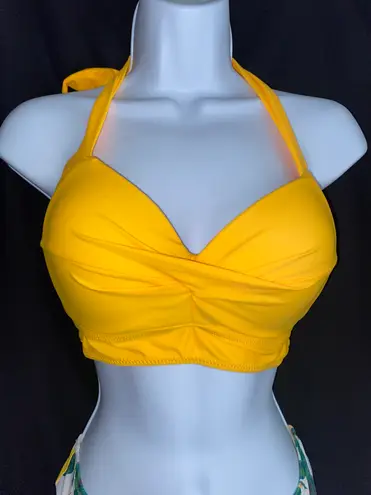 Shekini Lemon Print Two Piece Bikini Set - Image 6