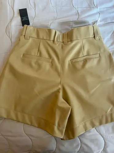 Abercrombie & Fitch Leather Trouser Shorts