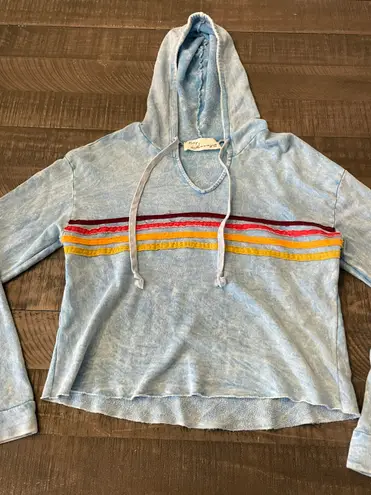 Vintage Havana Sweatshirt Blue Hoodie