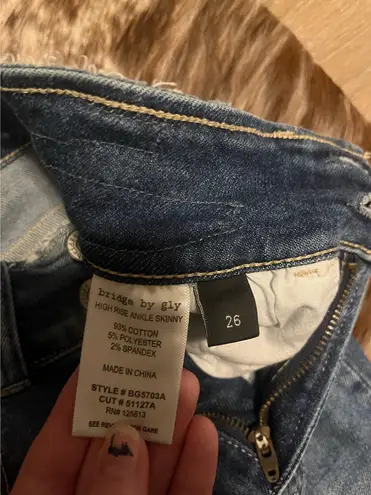 Bridge by GLY High-Rise Ankle Skinny Jeans