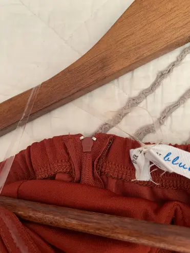 Bailey blue Strapless Romper