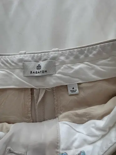 Aritzia  Babaton Tan Spotlight Cargo Pleated Pants