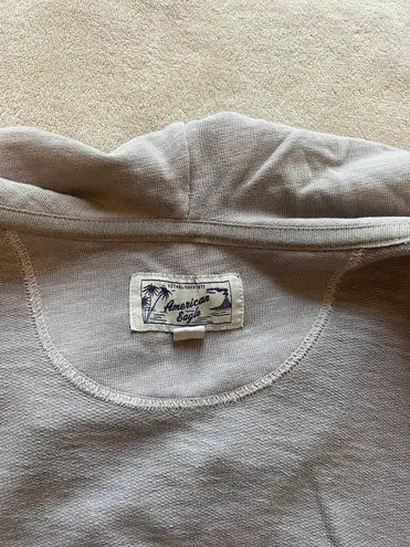 American Eagle Outfitters Zip-up Gray Hoodie