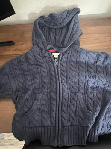 American Eagle Outfitters Blue Zip Up