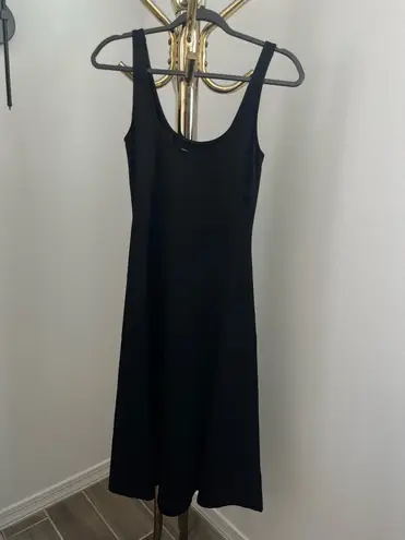 LPA Revolve Sleeveless Black Midi Dress