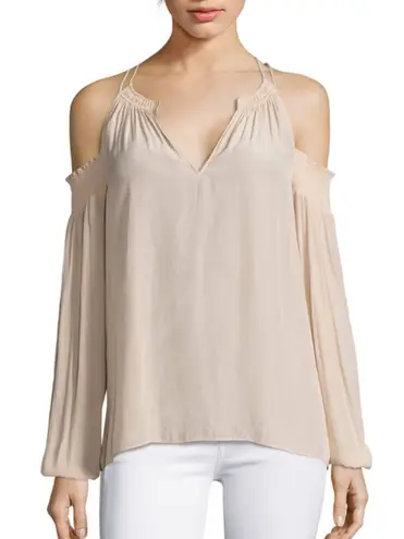 Ramy Brook "HEIDI" COLD SHOULDER TOP IN BLUSH SIZE S/P!