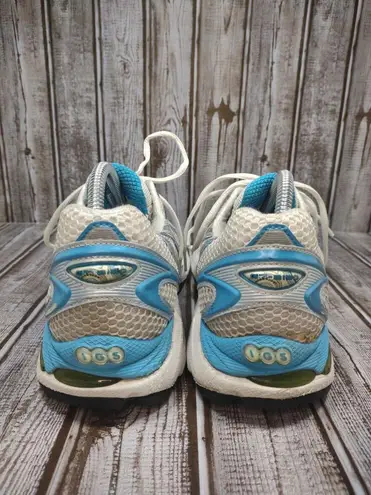 ASICS DuoMax GT 2150 Womens 8.5 Running Sneaker Shoes T054N White Silver Blue Size 9.5 27 From Mountain State