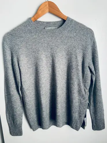 Vince Side Tie Cashmere Crewneck Sweater