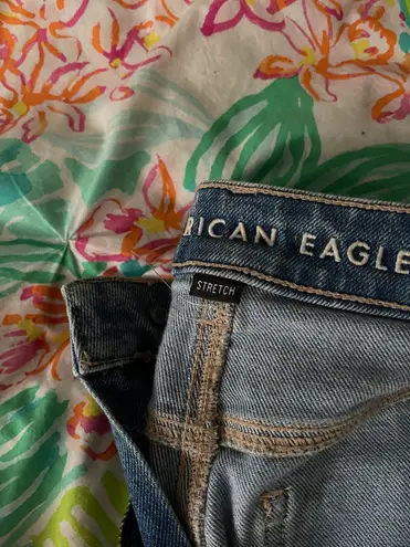 American Eagle Stretch Mom Straight Jean