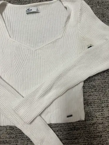 Hollister Cropped Ribbed Sweater