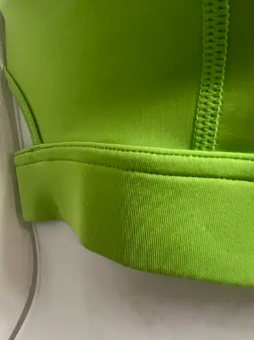 Perfect Goddess Lime Firm Ab Fitness One Shoulder Sports Bra