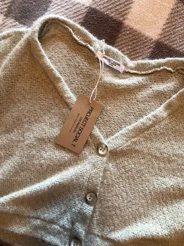 Project Social T Carmen Button Front Cardi - Image 2