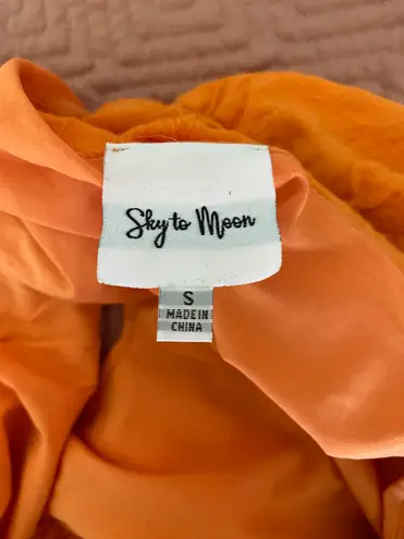 Sky to Moon Orange Dress