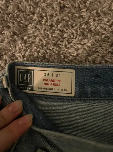 Gap Cigarette High Rise Jeans