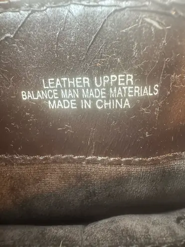 B.O.C. Brown Leather Tall Riding Boots Size 9