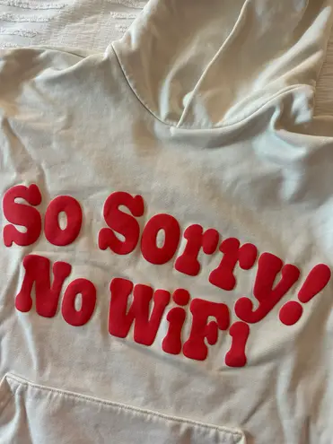 Madhappy So Sorry No WiFi! Cream Sweatshirt