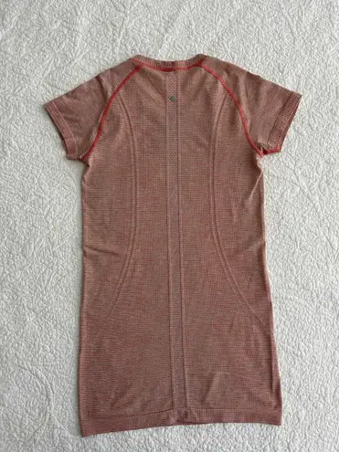 Lululemon Orange Swiftly Tech Shirt  thumbnail 12