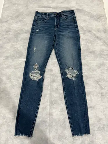 American Eagle Distressed Mom Jeans