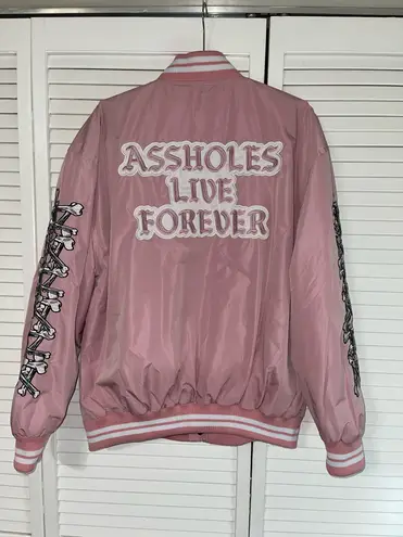 Assholes Live Forever Varsity Bomber Jacket