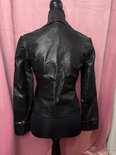 BCBGMAXAZRIA Max Azria Leather Blazer